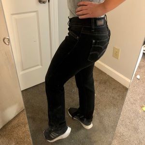 Levi’s 529 Curvy Straight Black Jeans
